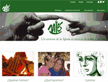 Tablet Screenshot of misionerosdelaesperanza.org